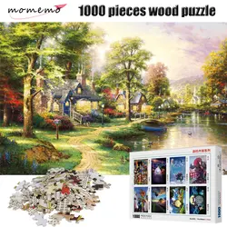 MOMEMO The Cozy Home Puzzle 1000 шт. деревянный пазл сборка пазлов игра для взрослых Детские игрушки с упаковкой коробки