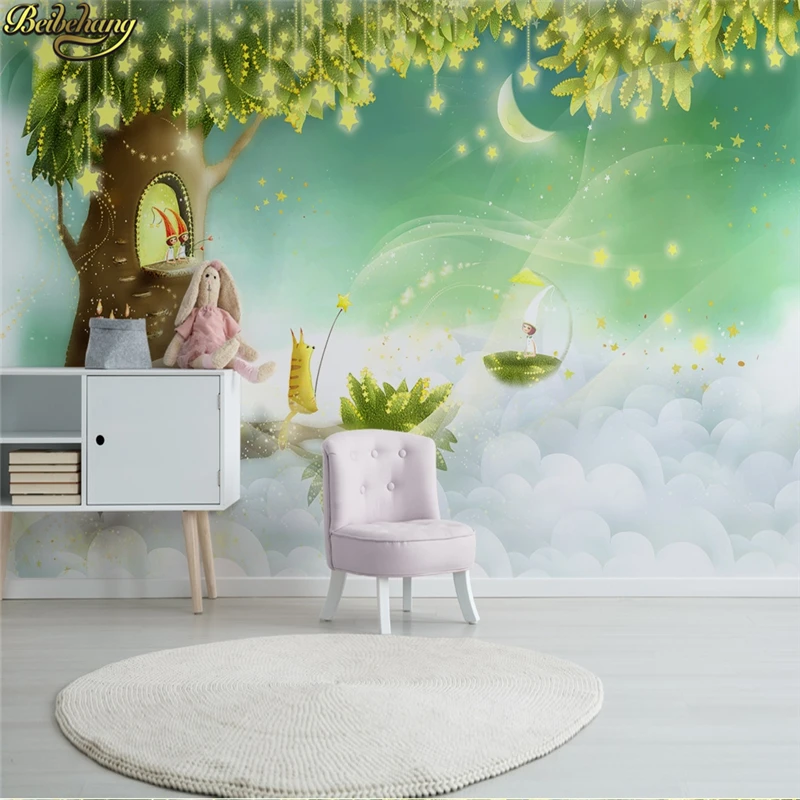 Beibehang Custom Dream Tree House Photo Mural Wallpapers Mural Wall Paper Living Room Wallpaper For Kids Room Cartoon Background Wallpapers Aliexpress