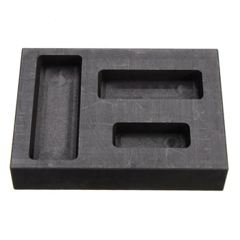 

Silver Graphite Ingot Bar Combo Mold Melting Casting Refining Scrap