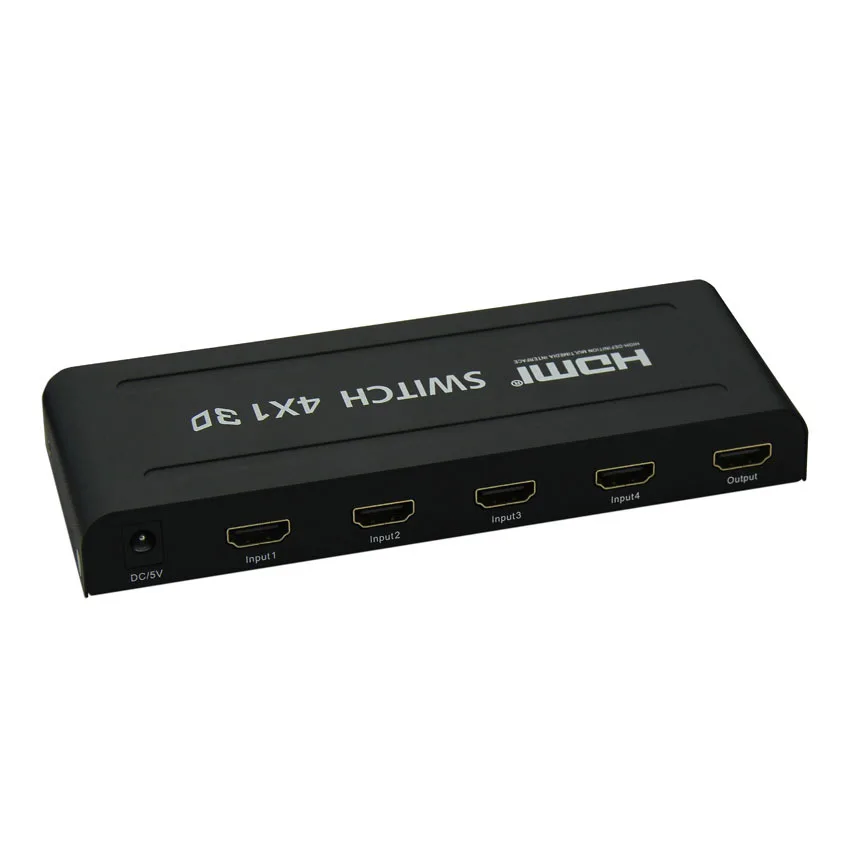 HDMI переключатель 4 в 1 выход full HD 4K * 2K 3D портовый коммутатор с поддержкой