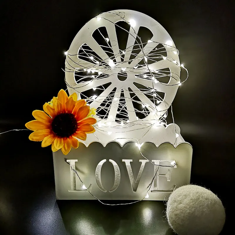 Silver Wire LED String lights 2M 3M 5M 10M Waterproof Holiday lighting For Fairy Christmas Tree Haloween Wedding Party Decor