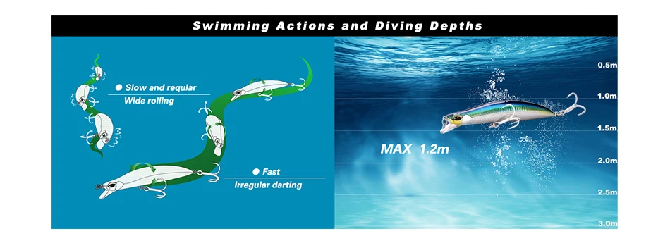 Isca de Pesca Minnow Isca Flutuante Milímetros 30g Oscilação Rígido Crankbait Floating Mar 135 25 Iscas artificiais