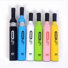 Высококачественные дизайнерские персонализированные прозрачные зонты от дождя! милый и компактный ручной 3 складной зонт в виде бутылки вина& Paraguas для продажи