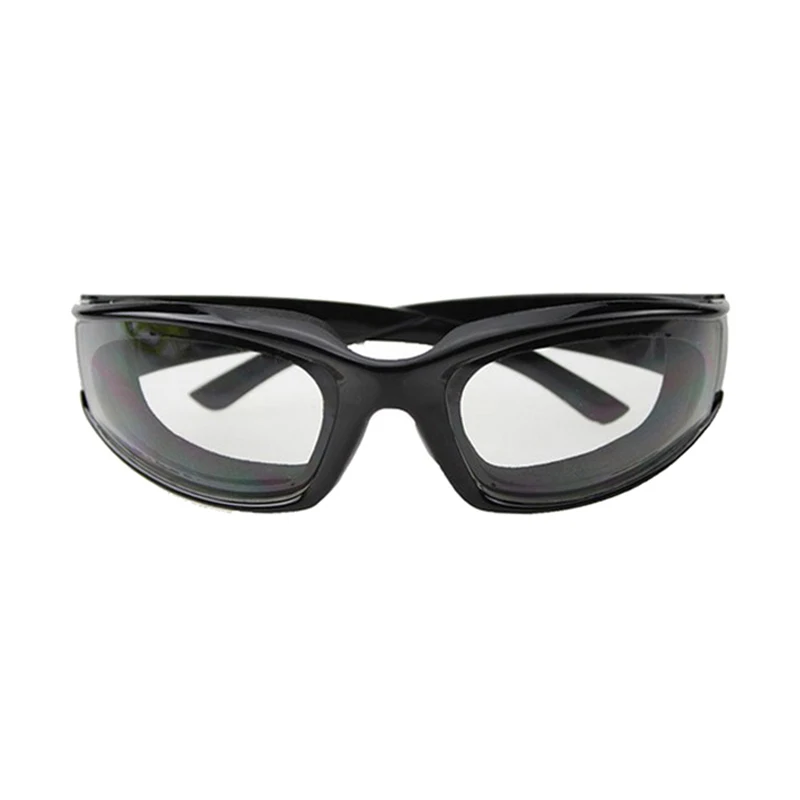 Режущие очки для лука, защита для глаз, избегайте слез, нарезания, антиострые очки, кухонный гаджет XB 66 - Цвет: Black