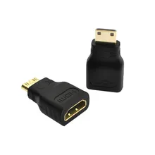 1/2/5 шт Позолоченные 1080P Мини разъём HDMI папа Стандартный HDMI типа «мама»; расширение адаптера Гнездовой разъем на обоих концах для подключения внешних устройств к F-M конвертер мультимедийного интерфейса высокой четкости