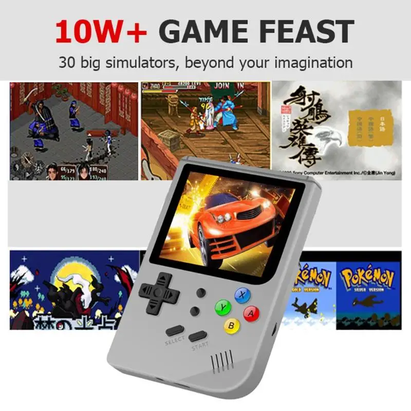 

Q30 3 inch Portable Video Open Source System Handheld Mini Game Console Machine Cpu Dual-Core 528mhz Ram Ddr2 128m