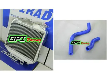

aluminum racing Radiator +BLUE HOSE for Honda CR250 CR 250 R CR250R 1997 1998 1999 97 98 99 NEW