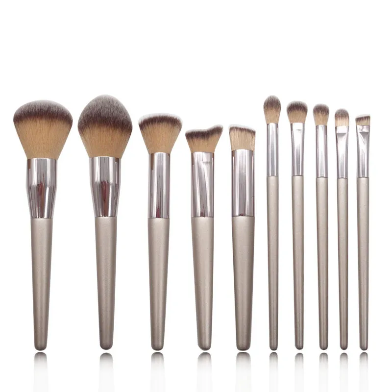

10Pcs/set Makeup Brushes Cosmetic Tool Powder Foundation Make Up Brush Set For Professional Makeup Tool Set Face Eye Brush