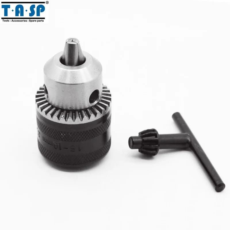 Tasp 10mm Keyed Drill Chuck 3 8 24unf With Key And Adapter Electric Drill Accessories Drill Chuck Key Drill Chuck10mm Chuck Aliexpress