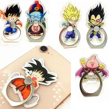 Dragon Ball кольцо для телефона Goku Vegeta держатель для мобильного телефона Dragon Ball Z 360 градусов смартфон Стенд для колец на палец для телефона