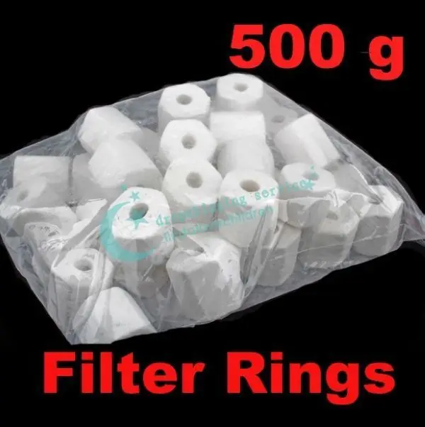 Efficient Practical Pond Reef Aquarium Filter 500g Ceramic Ring Filtration Hot Drop Shipping/2016 New | Дом и сад