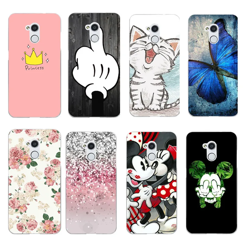 

Cute Cartoon Soft Silicone TPU Case Coque For ZTE Blade V7 Lite Colorful Back Cover Funda For ZTE V7 Lite ZTE Blade X3 Case Capa