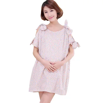 

Maternity clothes Pregnant Dresses Casual Pregnancy Clothes For Pregnant Women Dress Gravida 100% cotton Knee-length Vestidos