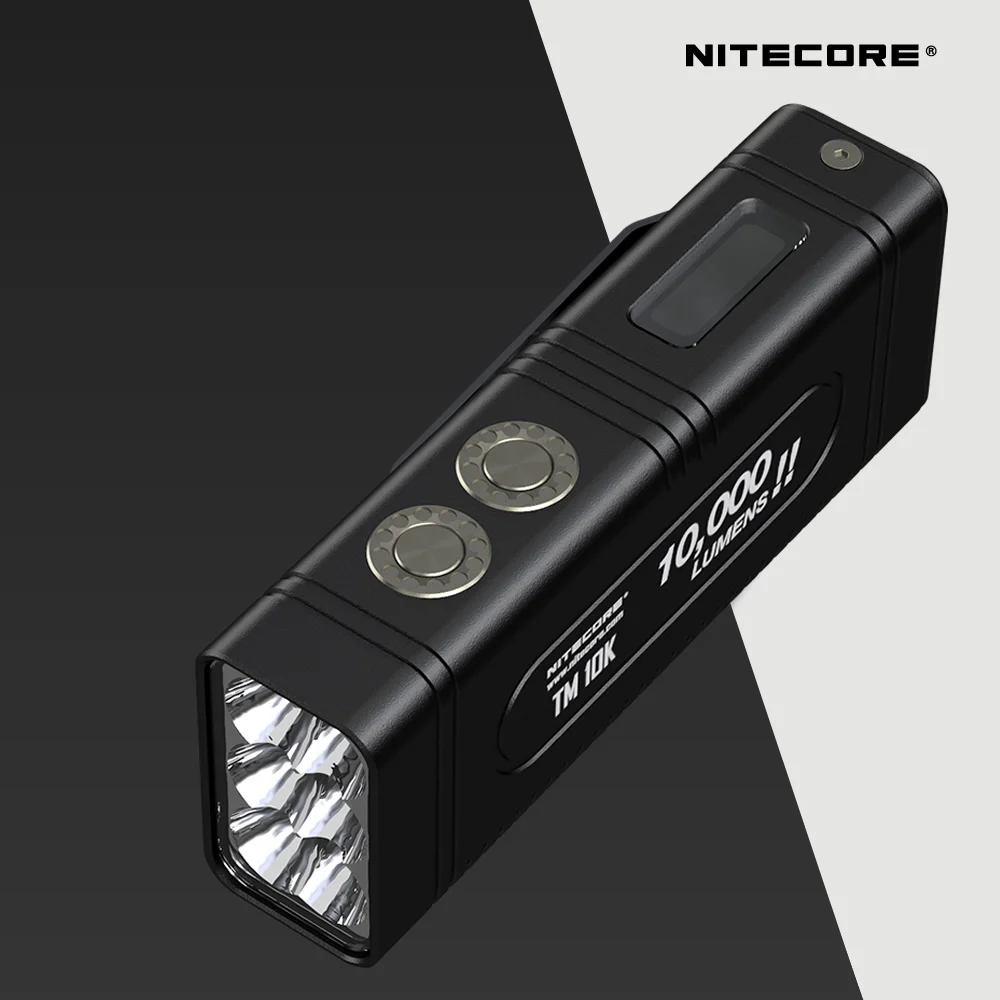 NITECORE TINI MONSTER Spotlight TM10K 10000 лм перезаряжаемый 6LED фонарик включает 4800 мАч литий-ионный аккумулятор прожектор