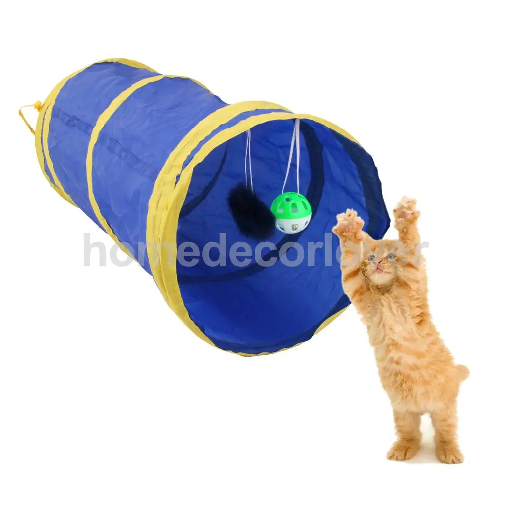 Pop Up Cat Dog Pet Favor Play Tunnel Exercise Activity Toy Camouflage
