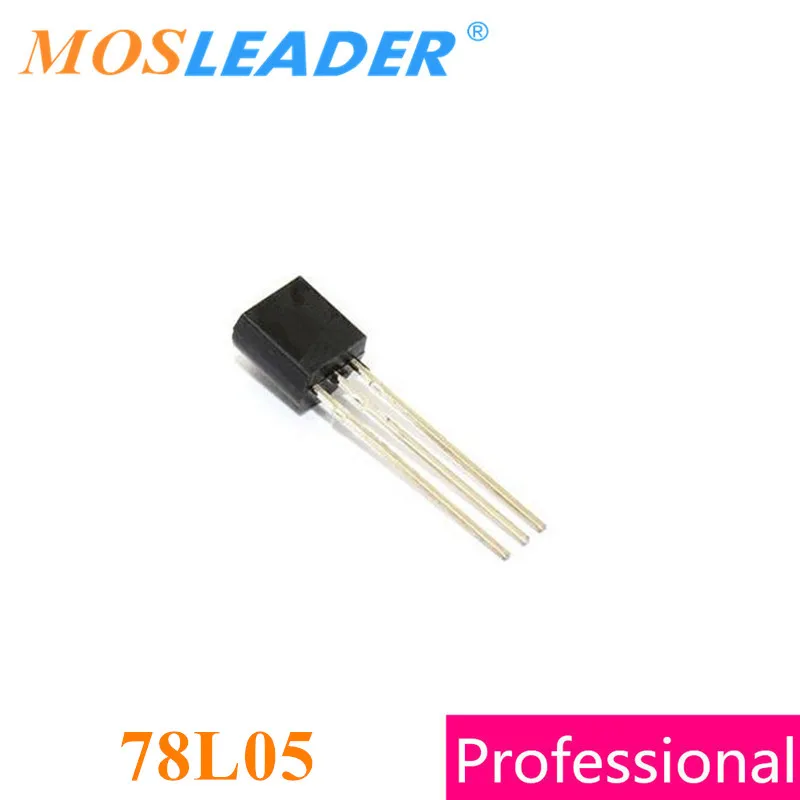 Mosleader 78L05 TO92 1000 шт DIP 7808 Сделано в Китае|Запасные части| |