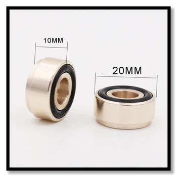 

20x8mm Gold Anodized Mini Solid Aluminum Feet Isolation Pad For DAC CD Turntable Radio AMP CNC Machined With non-slip mat*4