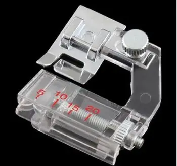 

ADJUSTABLE BIAS TAPE SNAP ON 6290 BINDER FOOT AJUSTABLE BINDING SNAP-ON BIAS BINDER PRESSER FOOT