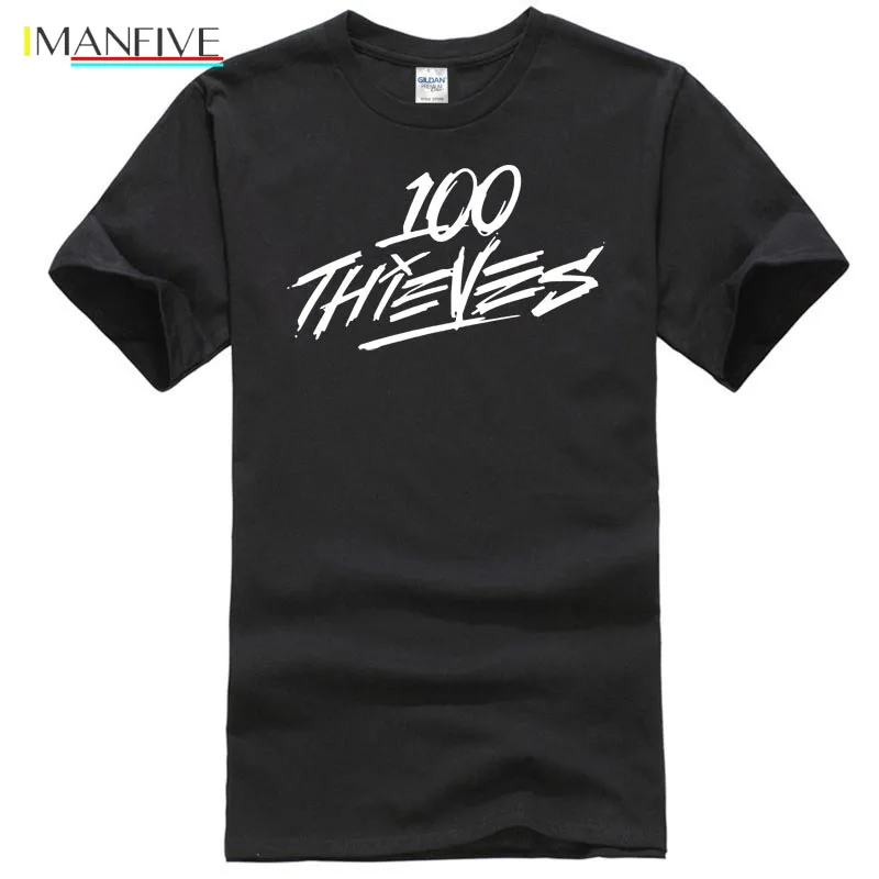 

100 Thieves Logo 3 Popular Tagless Tee T-Shirt