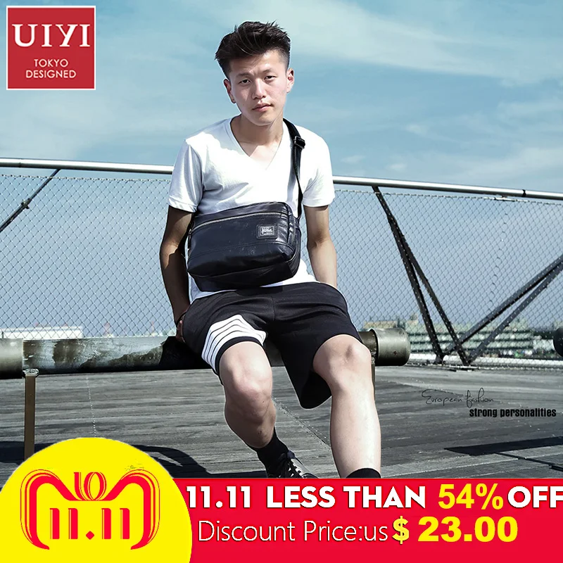 

UIYI Brand Crossbody Bags Fashion Shoulder Bag Casual Men's Messenger Bag Men Waterproof Brand Soft leather Men's Shoulder Bags
