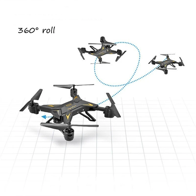 Cross-border Long-life Folding Folding Aerial Drone Fixed-high Four-axis Aircraft WIFI Map Transmission Remote Control A