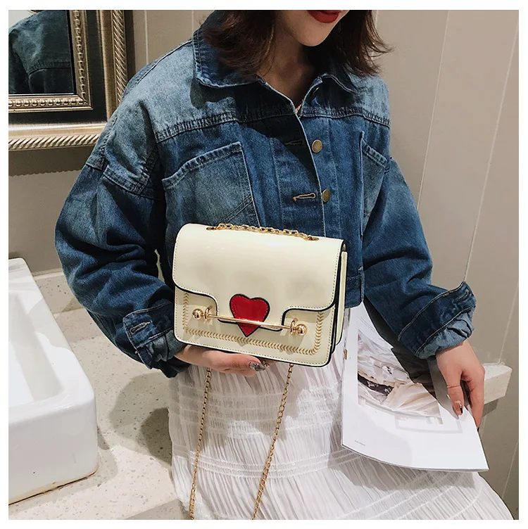 Girls Cute Heart  Bag Pink Crossbody Bao Bao Bag Fashion Designer Shoulder Handbag (9)