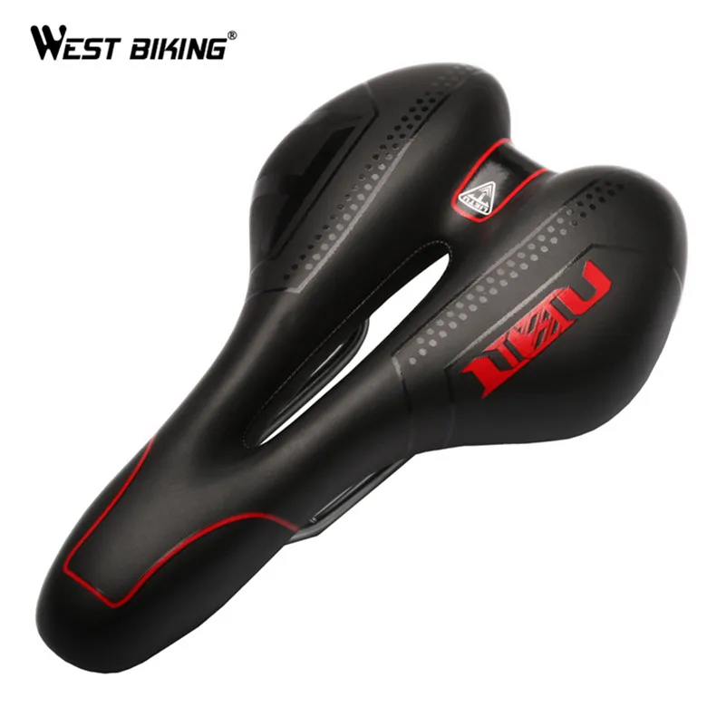 Продажа WEST BIKING велосипедное седло, мягкое, удобное, мягкое, дышащее, силикагель, подушка для горной дороги, велосипедное седло, нескользящее, Велосип...