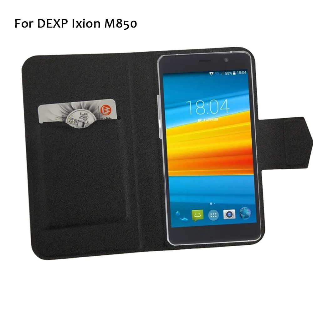 

5 Colors Hot! DEXP Ixion M850 Case Phone Leather Cover,Factory Direct Protective Full Flip Stand Leather Phone Shell Cases