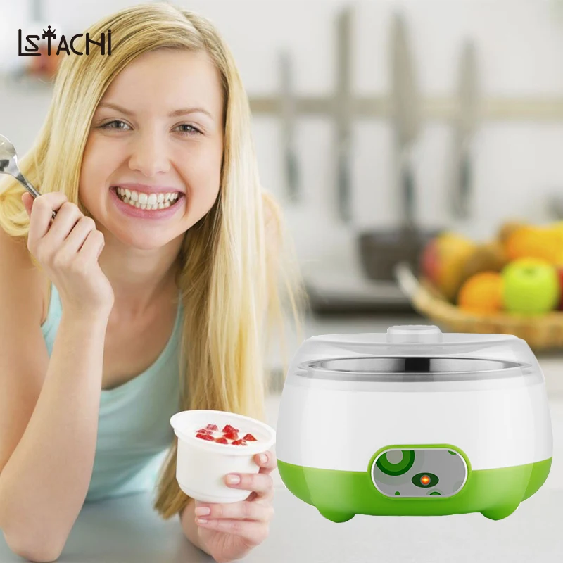 

LSTACHi 1L Fermentation Yogurt Maker Household DIY Mechanical Timer Control constant tempreture machine in kitchen appliances