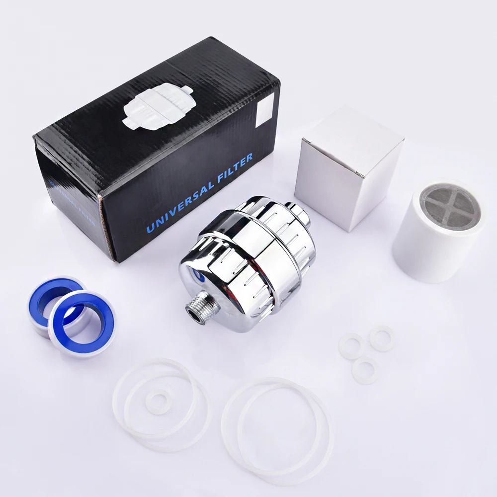 Shower Filter 12 Stage Alkaline Shower Water Filter Softener Purifier Chloramine Removal Easy to Install Filters Cartridge Deals (10)