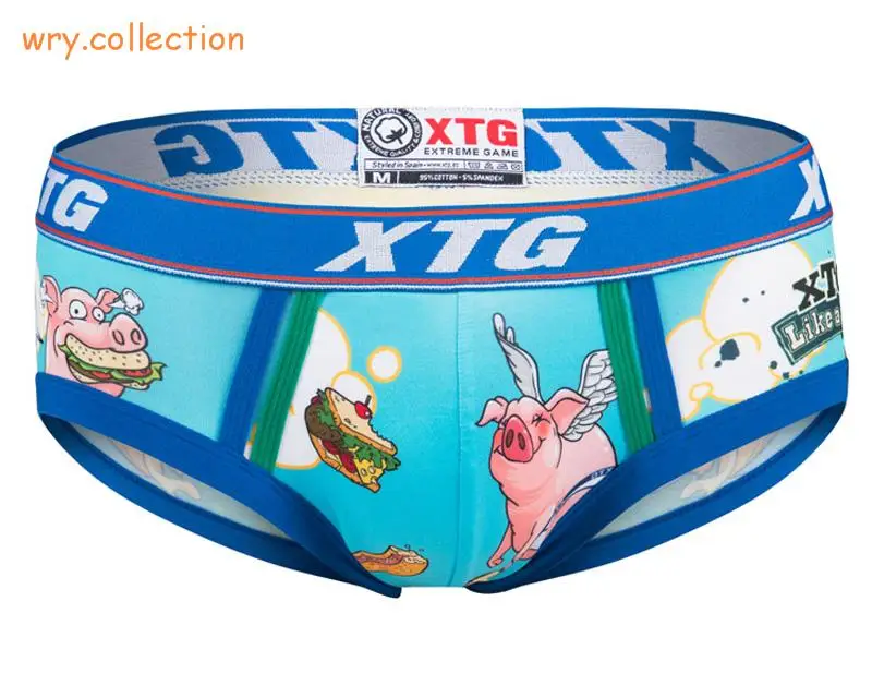2016 funny underwear,Pig brief comic paint underwear,fashion briefs