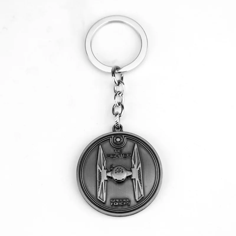 11 Style Star Wars Keychain StormTrooper Helmet Storm Trooper Pendant Key Chain Darth Vader Mask Superhero Keyring Key chain - Цвет: Silver