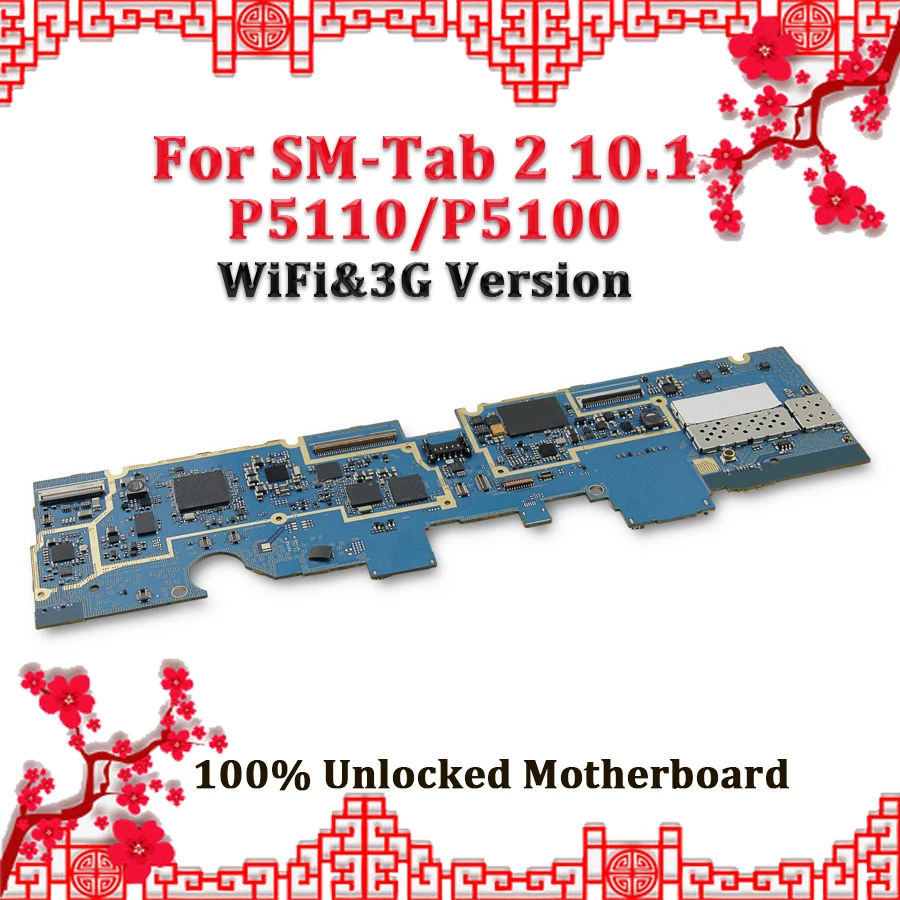 

Replacement For Samsung Galaxy Tab 2 10.1 P5110 P5100 Motherboard,For Samsung Tab 2 10.1 P5110 P5100 Logic Board With Full Chips