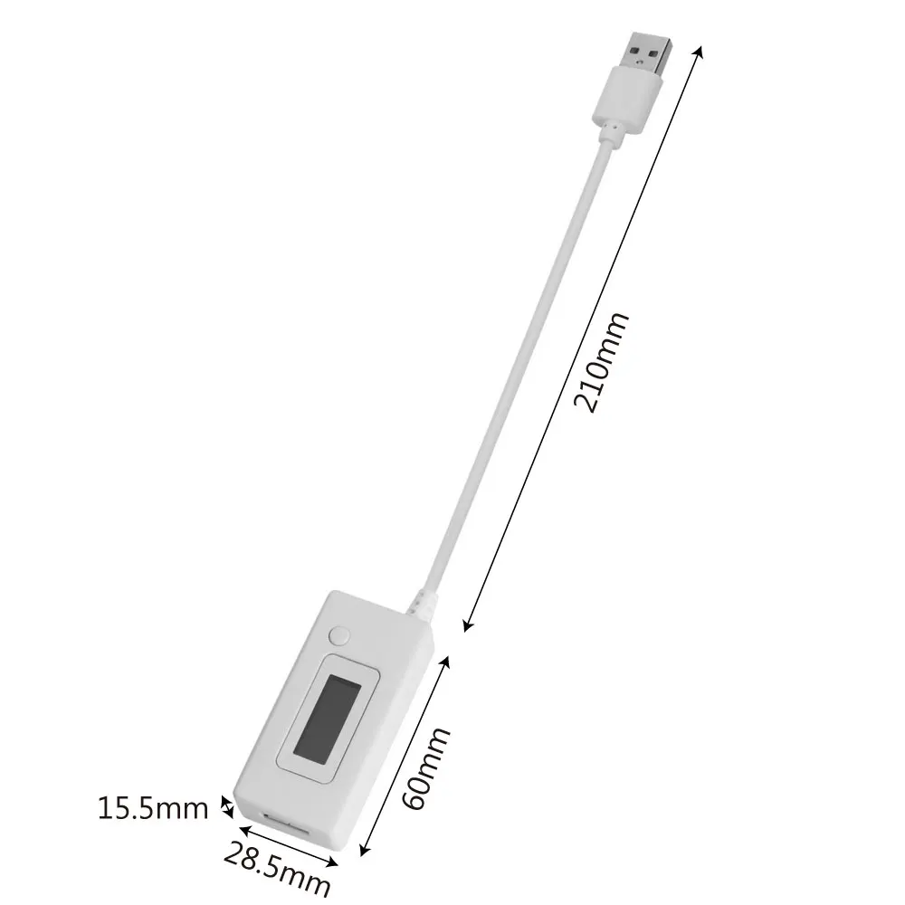 DIYWORK напряжение измеритель тока ЖК-экран для телефона power bank мобильное зарядное устройство батарея Емкость детектор Micro USB тестер