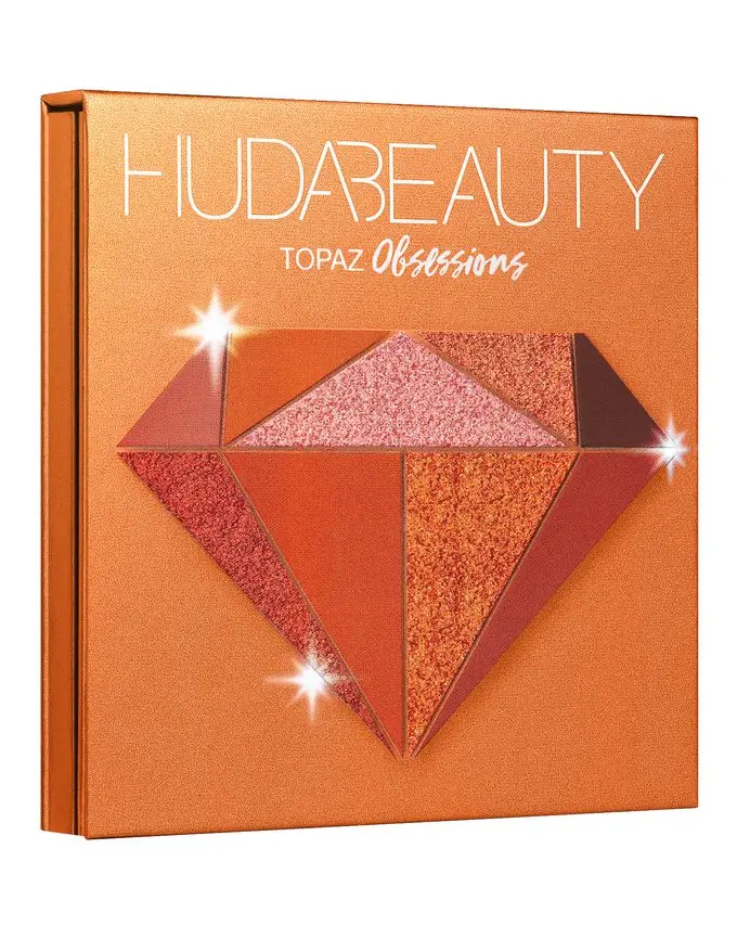 Новинка Huda beauty Ruby Obsessions палитра теней для век Палитра матовая Мерцающая ню макияж дымчатый блеск Тени для век Пудра