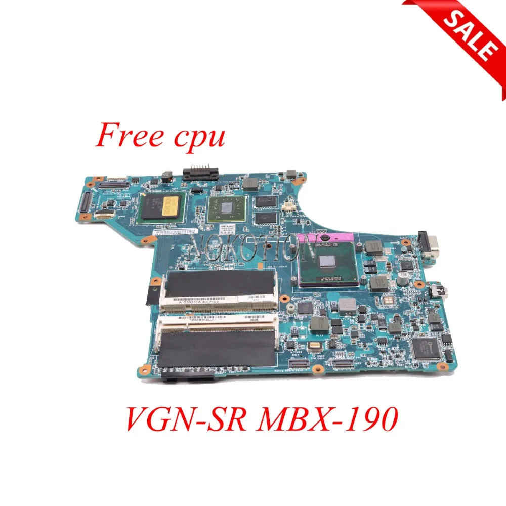 NOKOTION Laptop motherboard For Sony vaio VGN-SR A1555331A A1703240A MBX-190 1P-0084100-A011 DDR2 Main Board Free CPU NOKOTION Laptop motherboard For Sony vaio VGN-SR A1555331A A1703240A MBX-190 1P-0084100-A011 DDR2 Main Board Free CPU