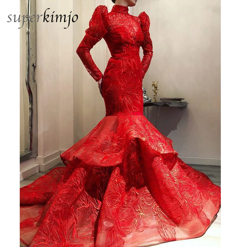 fishtail evening dress