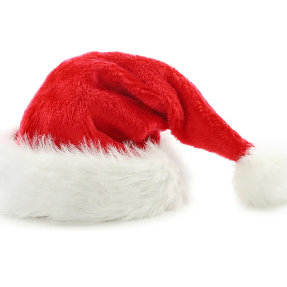 Новое поступление, Рождественская фланелевая шляпа+ Плюшевые рождественские шапки, рождественские принадлежности с шариком, Рождественская Кепка хорошего качества PS0328