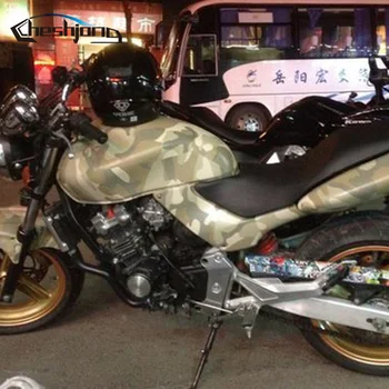 

Cheshjong Army Camo Vinyl Desert Camouflage Film With Air Bubble Free for Car Hood Roof Morocycle pvc Decal Sticker