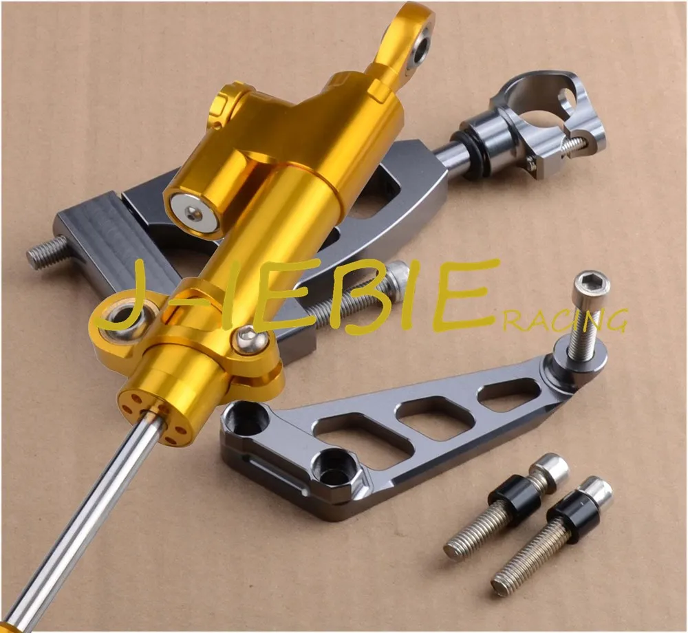 

CNC Steering Damper Stabilizer and Gray Bracket Mounting For Honda CB400 VTEC 1992-2012 1995 1998 2000 2003 2005 2007 2011