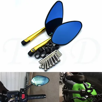

Universal accessories Motorcycle Rearview Side Mirrors CNC Aluminum for Yamaha YZF R6 R1 FZ1 FAZER R6S YZFR1 YZF-R1 YZF-R1S YZF