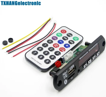 

Wireless Bluetooth 12V MP3 WMA Decoder Board Audio Module USB TF Radio For Car