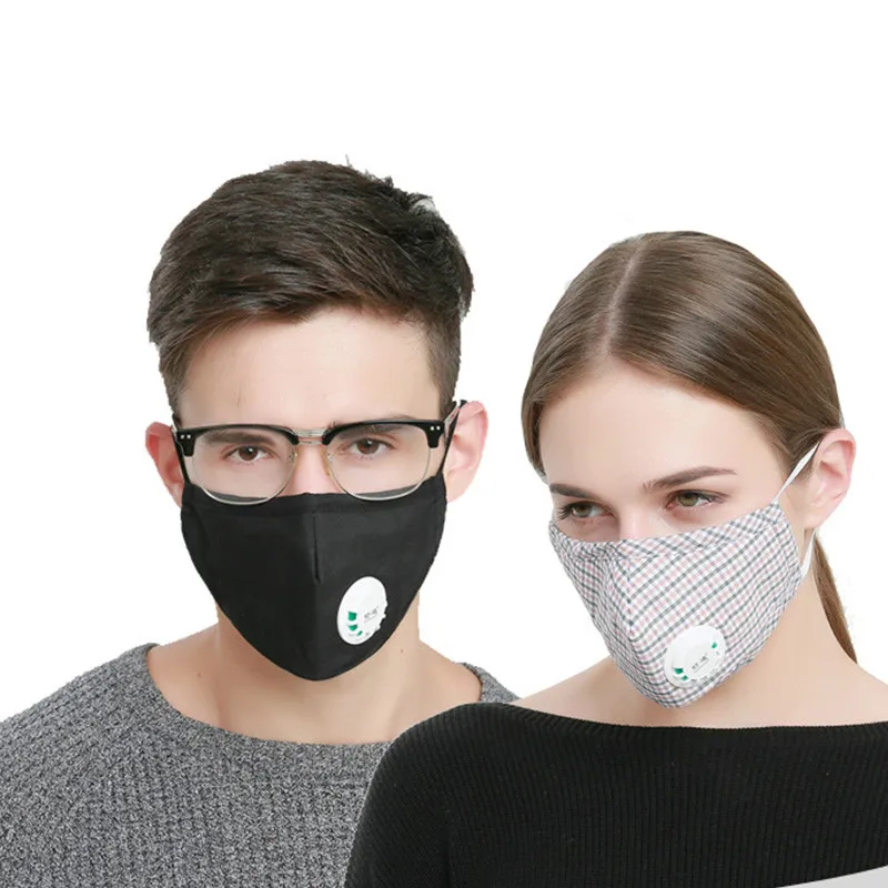 

Anti Pollution Mask Dust Respirator Washable Reusable Masks Cotton Unisex Mouth Muffle for Allergy/Asthma/Travel/ Cycling