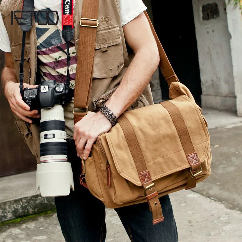 AETOO Factory direct personalized shoulder single shoulder camera bag