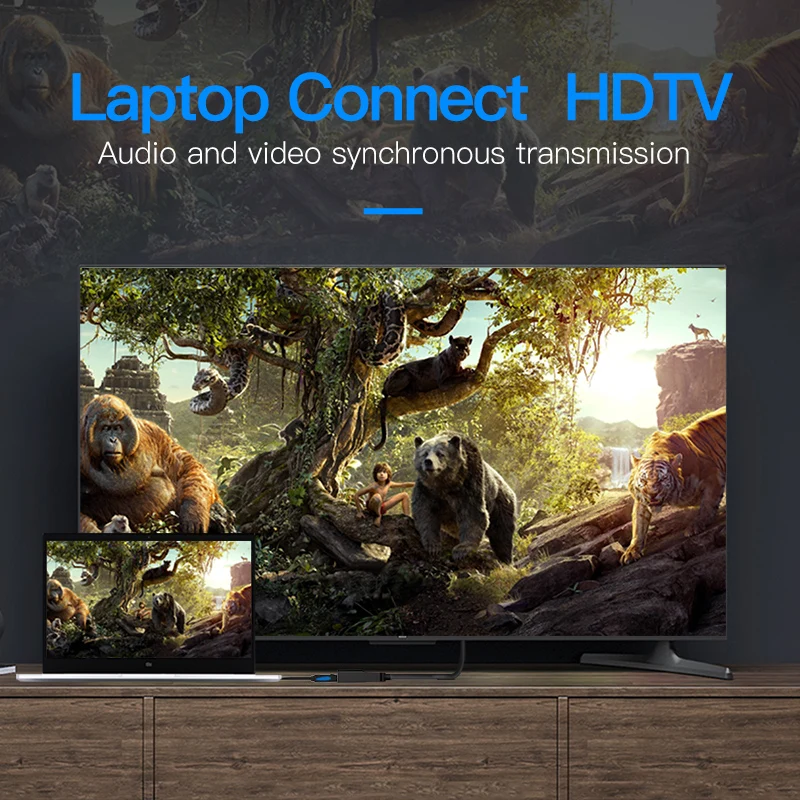 Переходник Vention Displayport в HDMI переходник DP папа мама для проектора ТВ 1080P|Кабели VGA| |