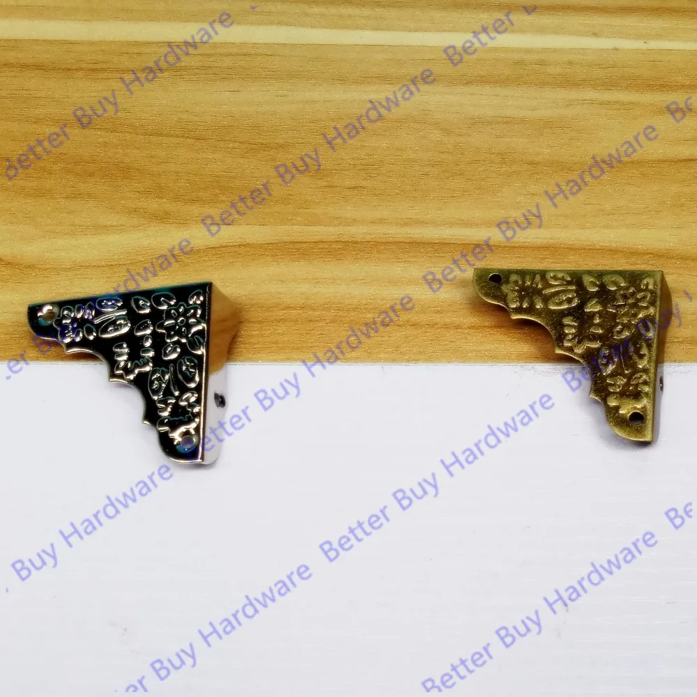12pcs 37mm Decorative Antique Brass/Silver Jewelry Chest Wine Gift Box Wood Table Picture Frame Corner Protector Guard +Screws 12pcs 37mm Decorative Antique Brass/Silver Jewelry Chest Wine Gift Box Wood Table Picture Frame Corner Protector Guard +Screws