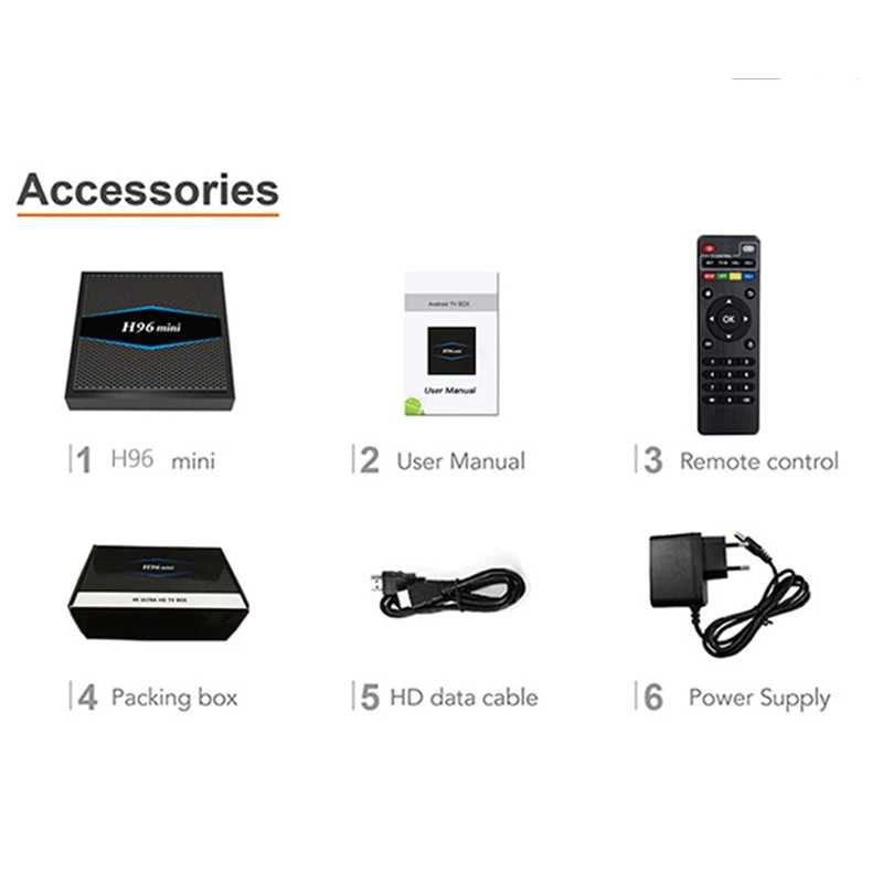 Xinways Android 7 1 ТВ приставка S905W 2 Гб di RAM DDR3 + 16 ROM eMMC 4 k Поддержка WiFi ГГц Miracast Airplay