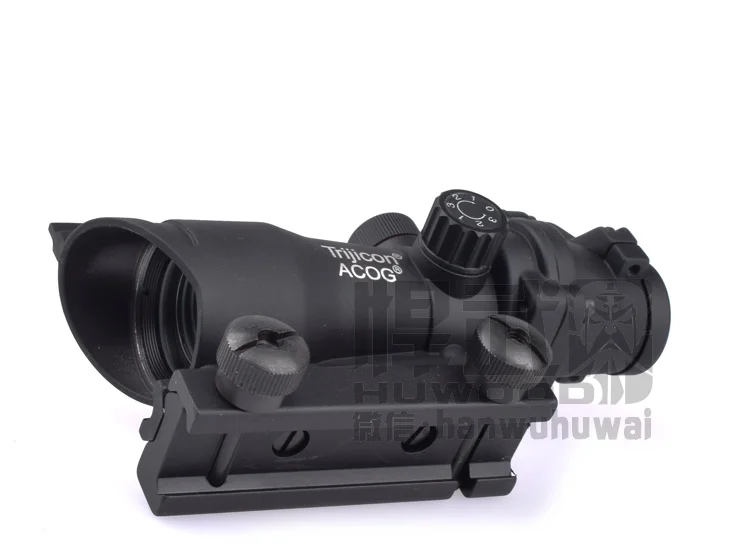 聖 Warrior Acog ためライフル狩猟やエアガンのための Milsim Riflescopes Aliexpress