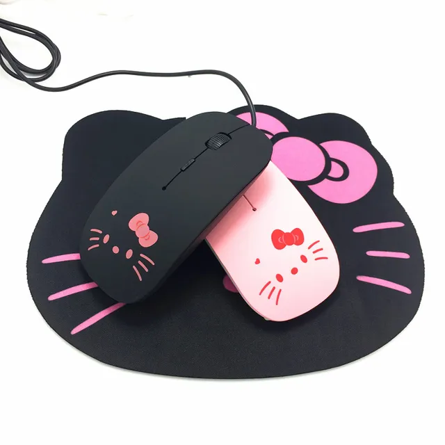 Pink Hello Kitty USB Wired Cable Mouse Girl Lovely Cartoon Mouse 1200DPI Optical KT Cat Mice For Computer PC Laptop Pink Hello Kitty USB Wired Cable Mouse Girl Lovely Cartoon Mouse 1200DPI Optical KT Cat Mice For Computer PC Laptop