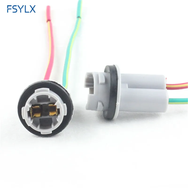 T10 501 LED SMD Car Light Bulb Socket Holder Connector 2 Free standard Bulbs
